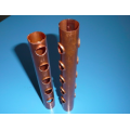 CNC copper tube flute hole punching and perforating machine